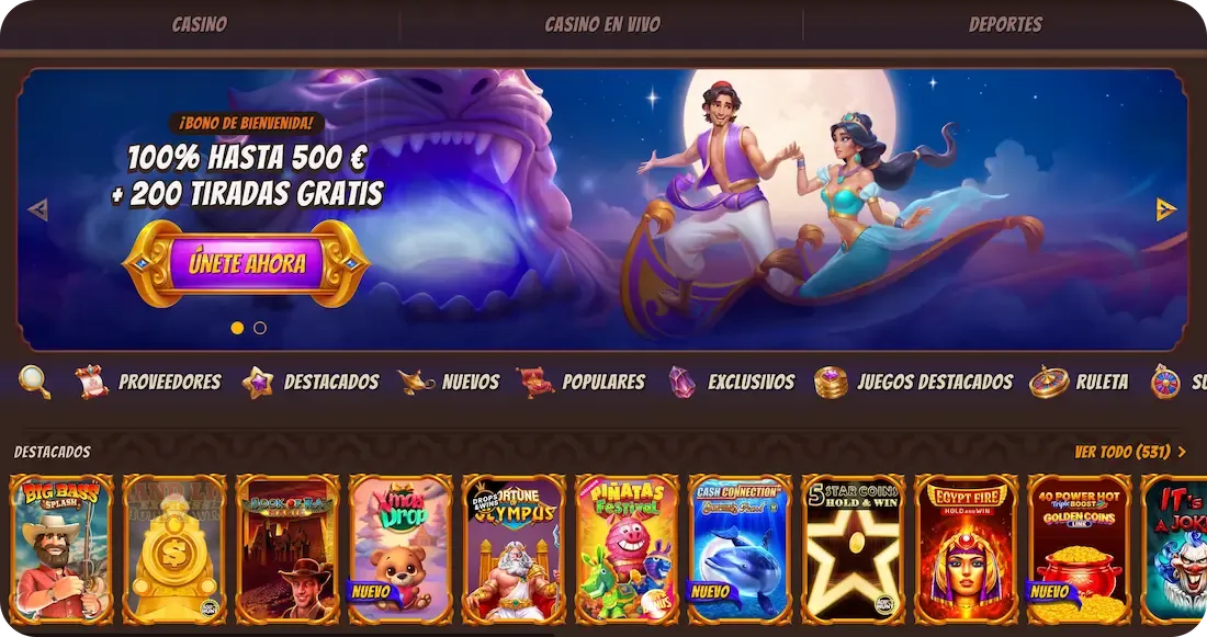 juegos en casino alawin